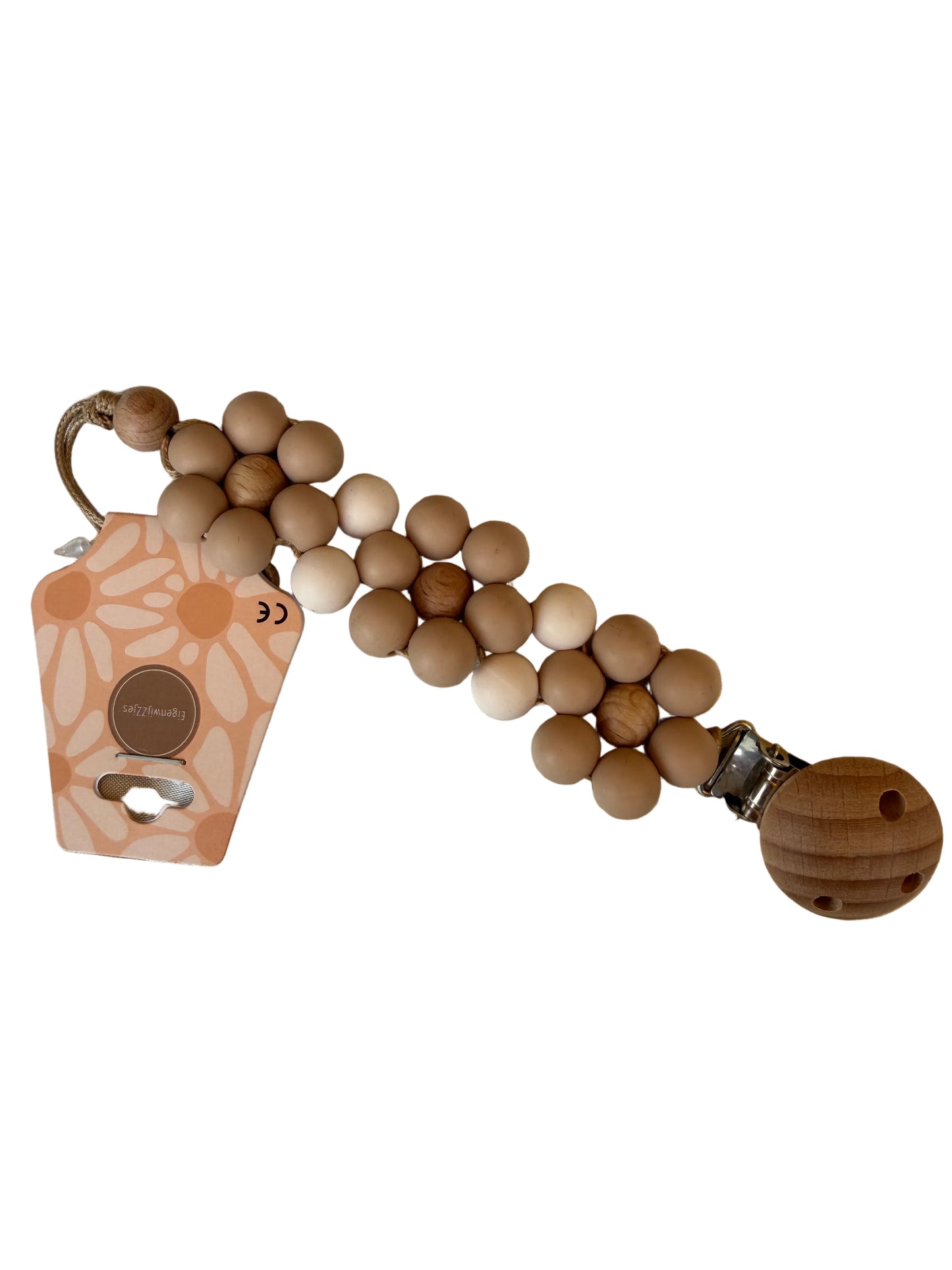 Speenkoord Flower Beige