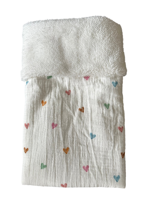 Wiegdeken Hartjes
