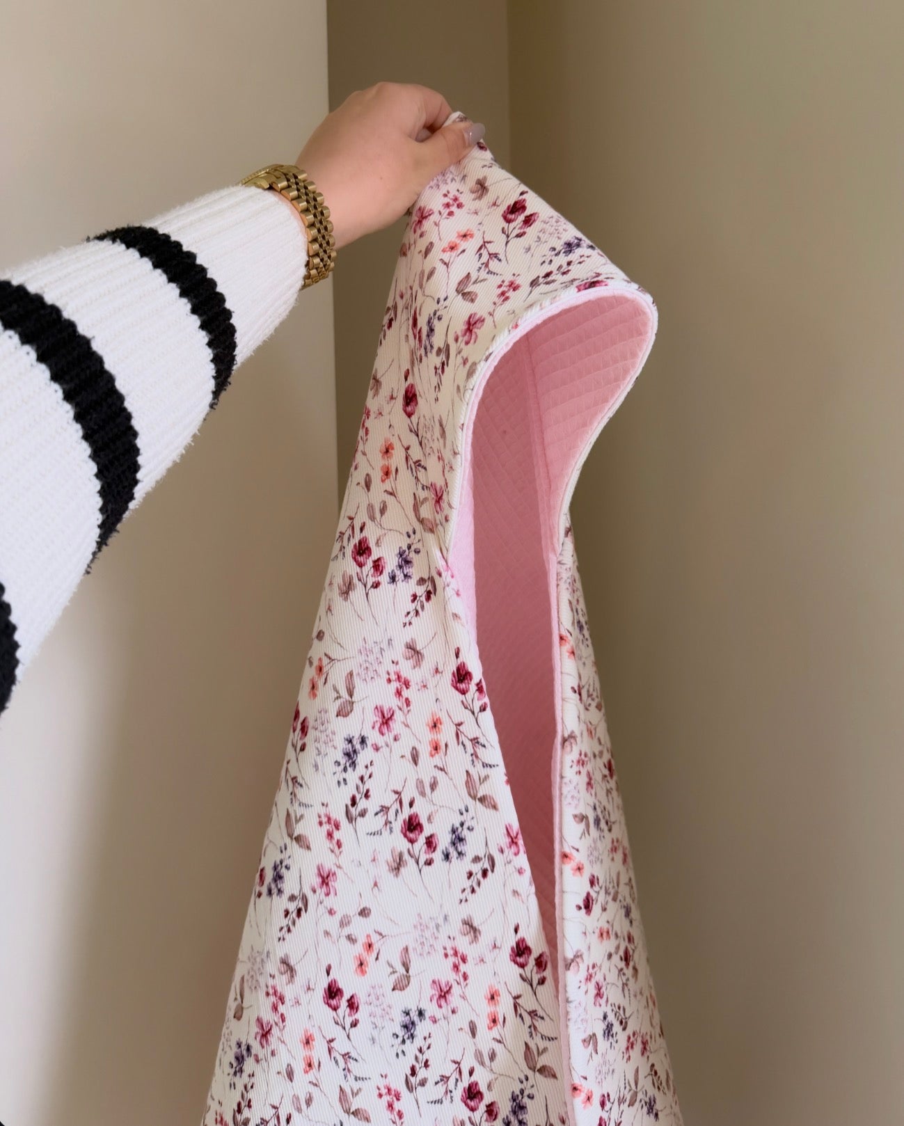 Omslagdoek met bloemen
