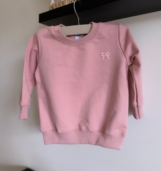 Sweater strikje donker roze